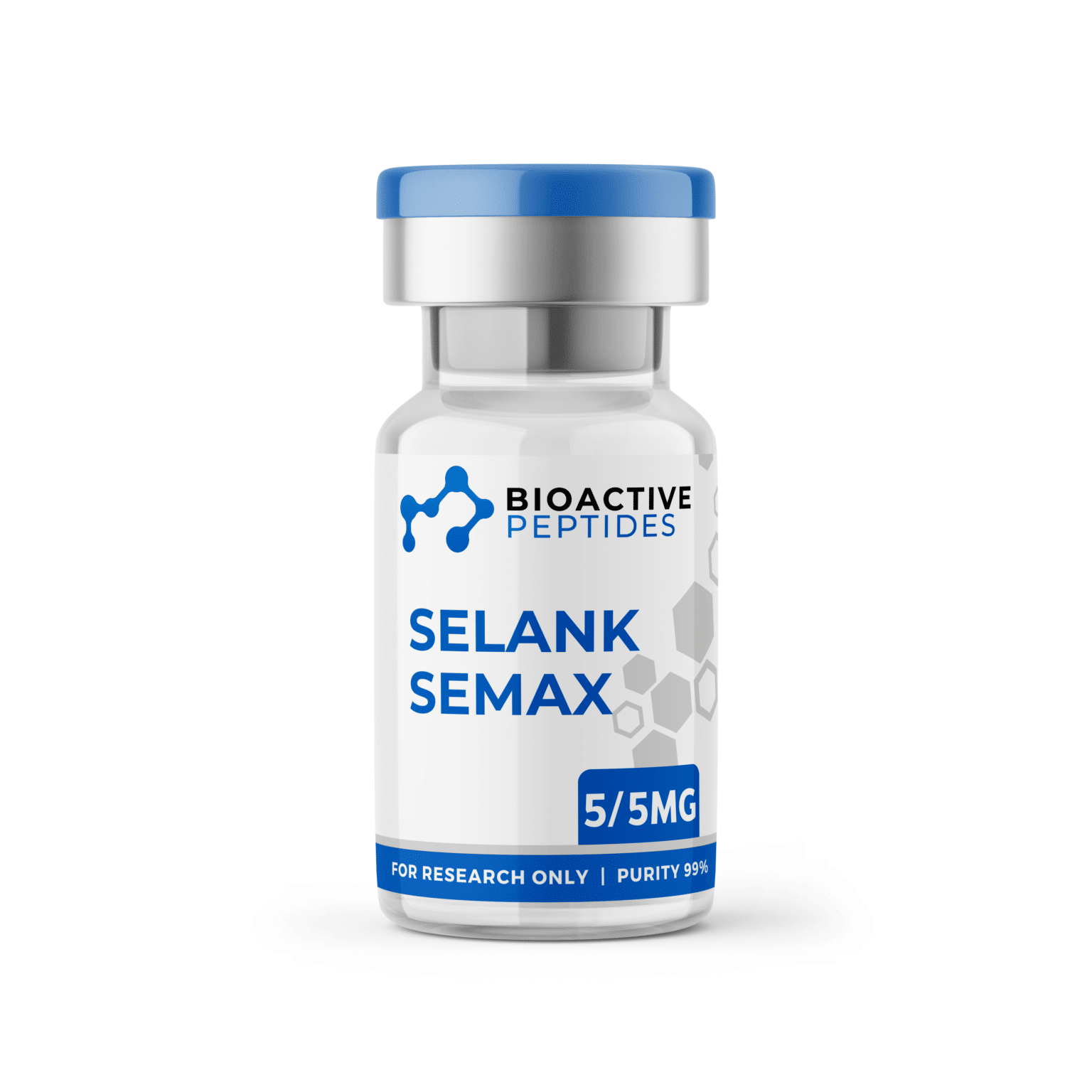 Bioactive Peptides Selank Semax 5/5mg vial, 99% purity, for research only