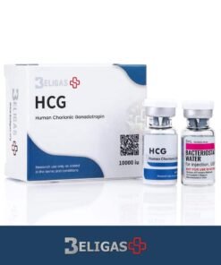 Beligas HCG 10000 iu kit with Human Chorionic Gonadotropin and bacteriostatic water vials