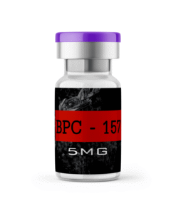 BPC-157 5mg vial with a purple cap