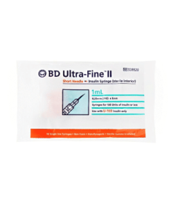 Alternative view of BD Ultrafine II Syringe 31G 1.0ml 8mm